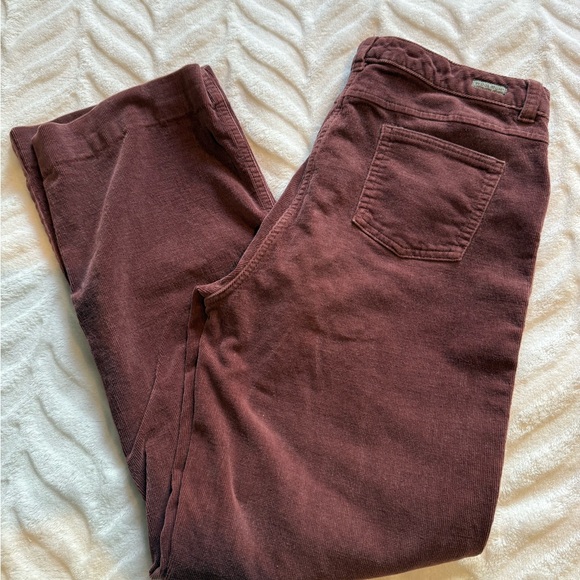 Woolrich Pants - Woolrich Maroon Corduroy Women's Pants